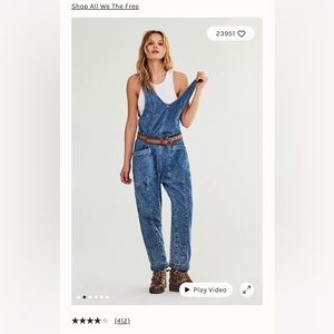 Free People High Roller Jumpsuit Size XS